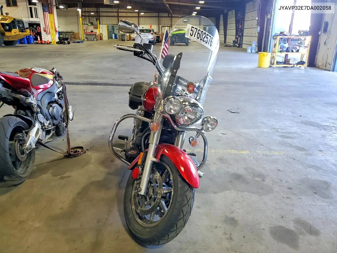 2013 Yamaha Xvs1300 Ct VIN: JYAVP32E7DA002058 Lot: 57602576