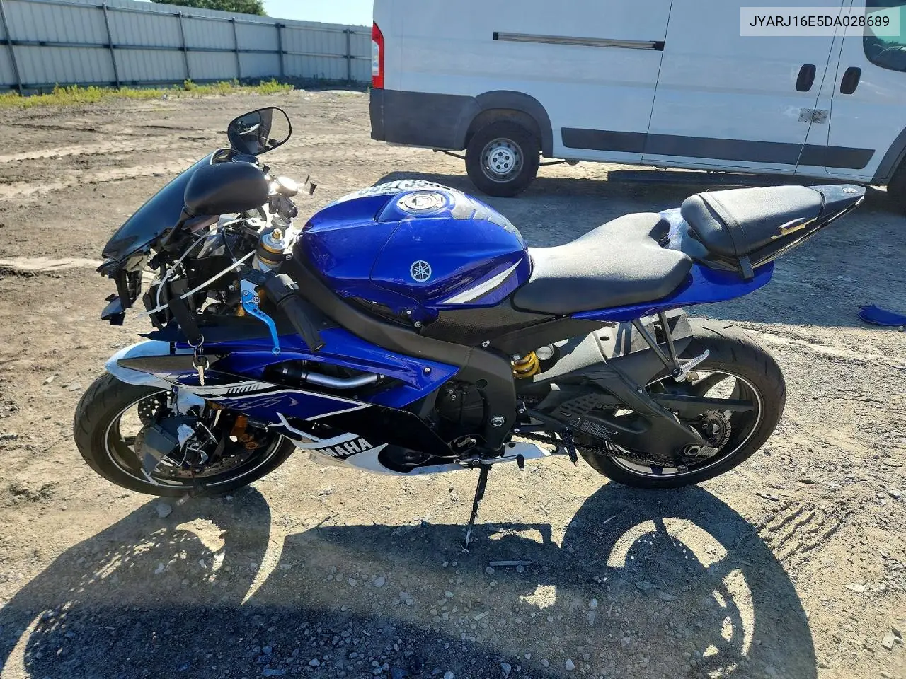 2013 Yamaha Yzfr6 VIN: JYARJ16E5DA028689 Lot: 58273566