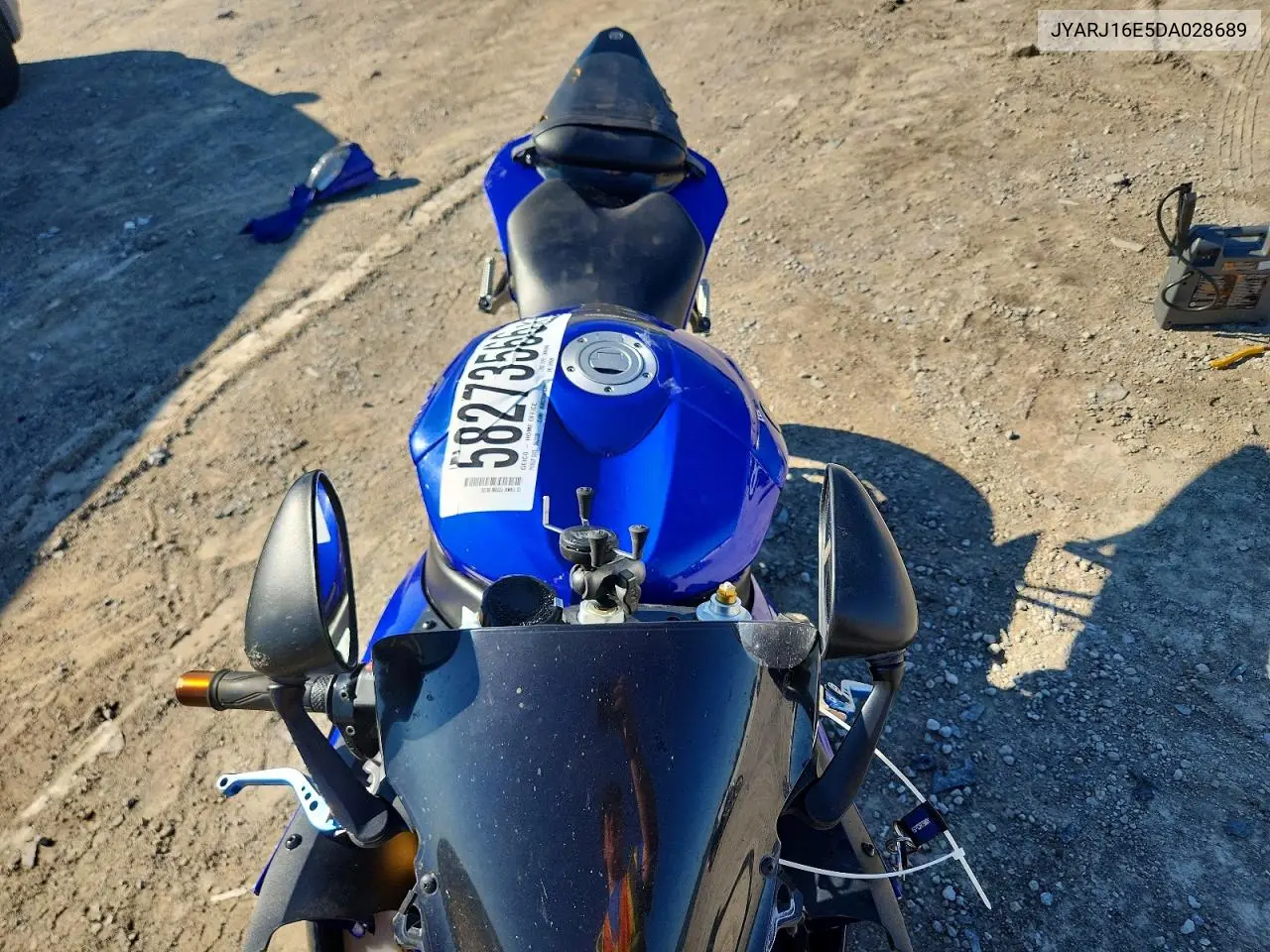 2013 Yamaha Yzfr6 VIN: JYARJ16E5DA028689 Lot: 58273566