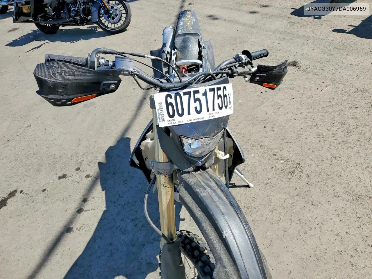 2013 Yamaha Wr250 F VIN: JYACG30Y7DA006969 Lot: 60751756