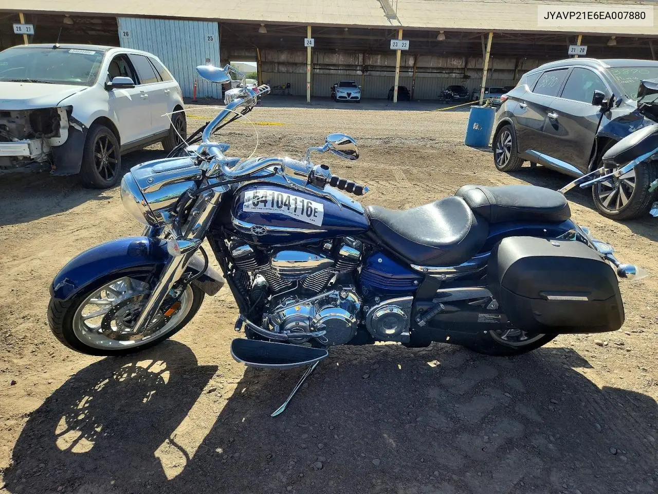 2014 Yamaha Xv1900 A VIN: JYAVP21E6EA007880 Lot: 54104116