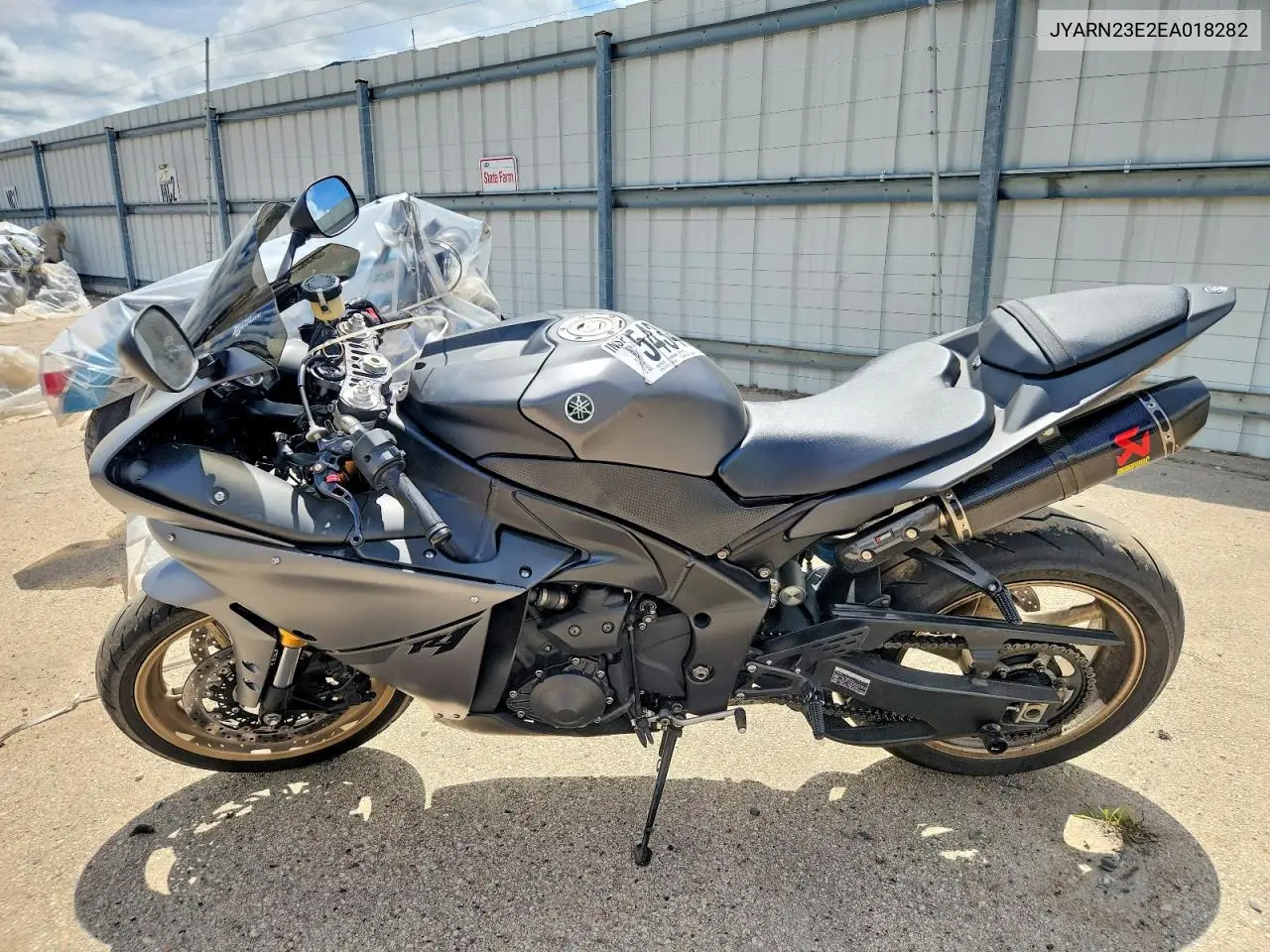 2014 Yamaha Yzfr1 VIN: JYARN23E2EA018282 Lot: 54344426
