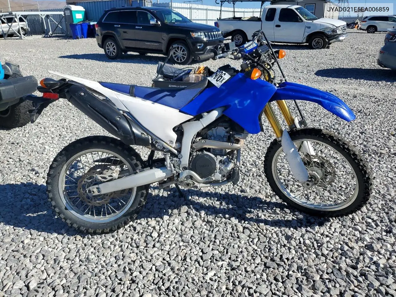 2014 Yamaha Wr250 R VIN: JYADG21E5EA006859 Lot: 60043606