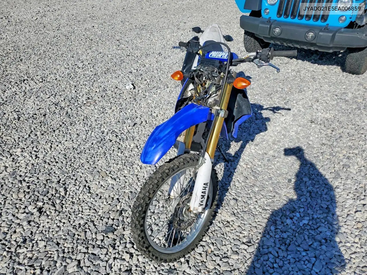 2014 Yamaha Wr250 R VIN: JYADG21E5EA006859 Lot: 60043606