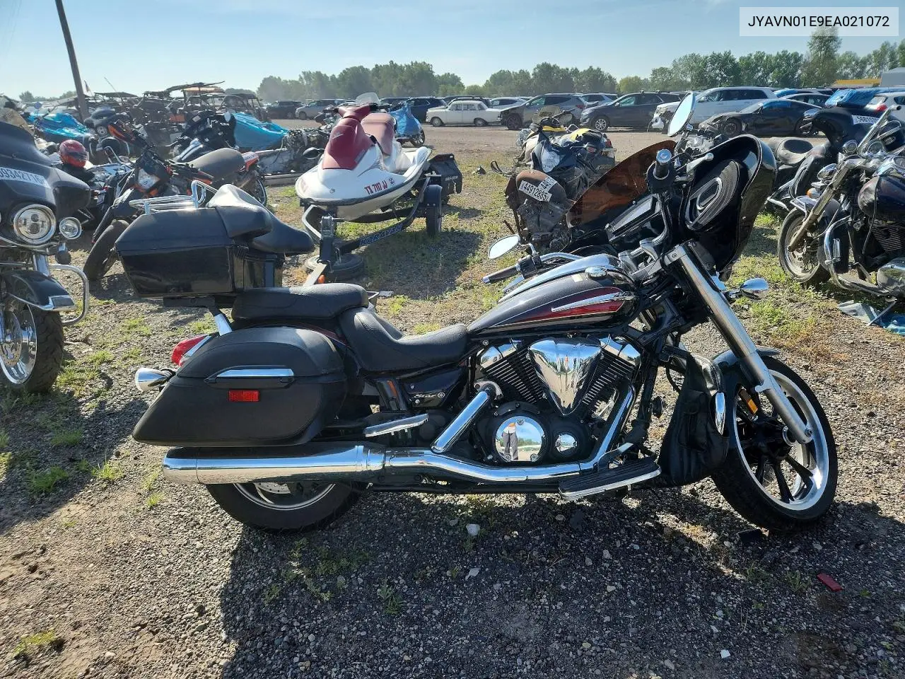 2014 Yamaha Xvs950 A VIN: JYAVN01E9EA021072 Lot: 60823746