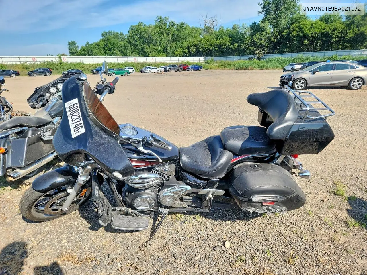 2014 Yamaha Xvs950 A VIN: JYAVN01E9EA021072 Lot: 60823746