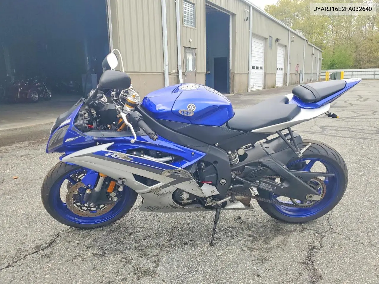2015 Yamaha Yzfr6 VIN: JYARJ16E2FA032640 Lot: 53569516