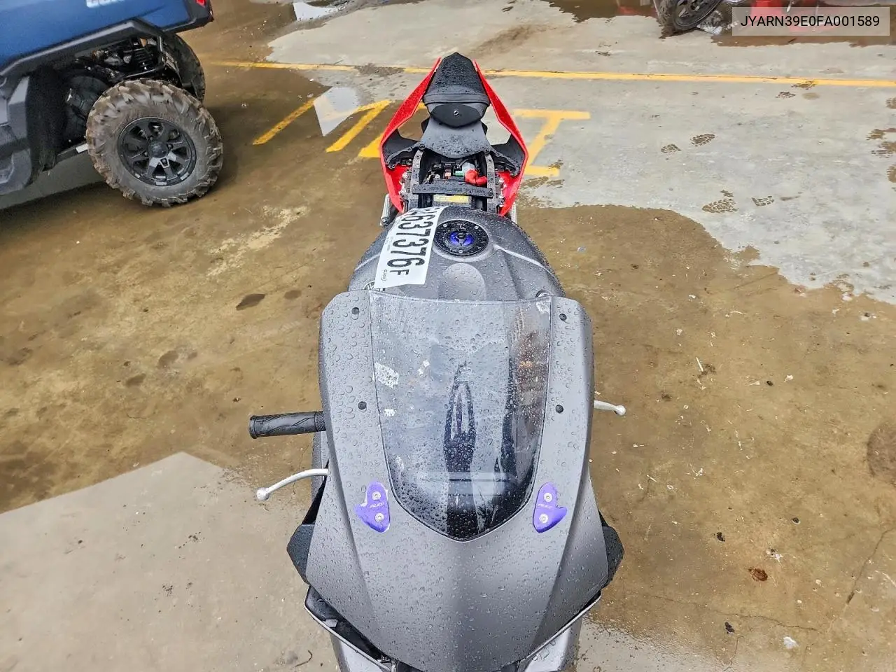 2015 Yamaha Yzfr1 VIN: JYARN39E0FA001589 Lot: 54637376