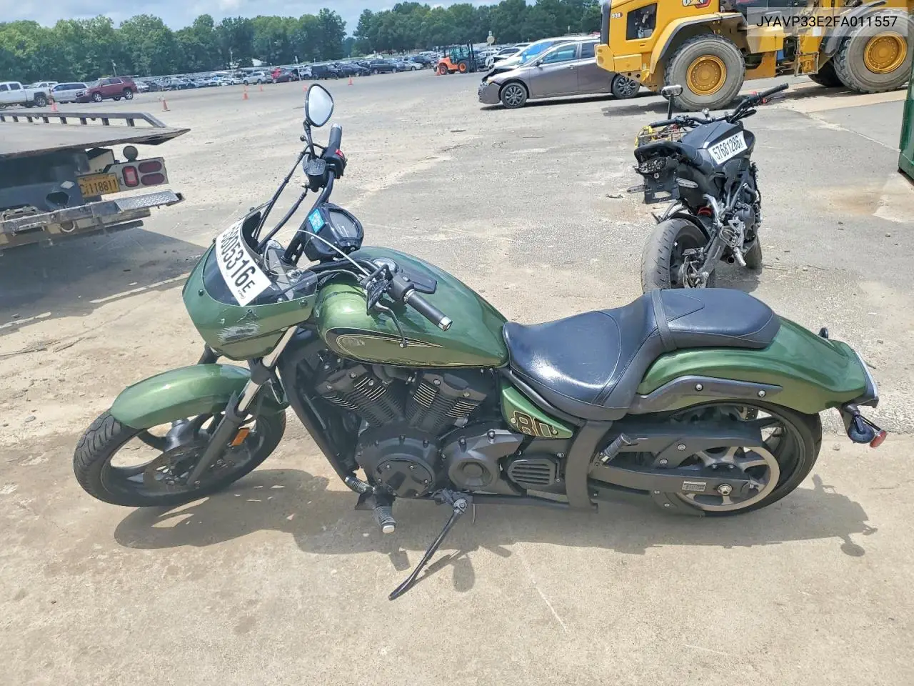 2015 Yamaha Xvs1300 Cu VIN: JYAVP33E2FA011557 Lot: 55805316