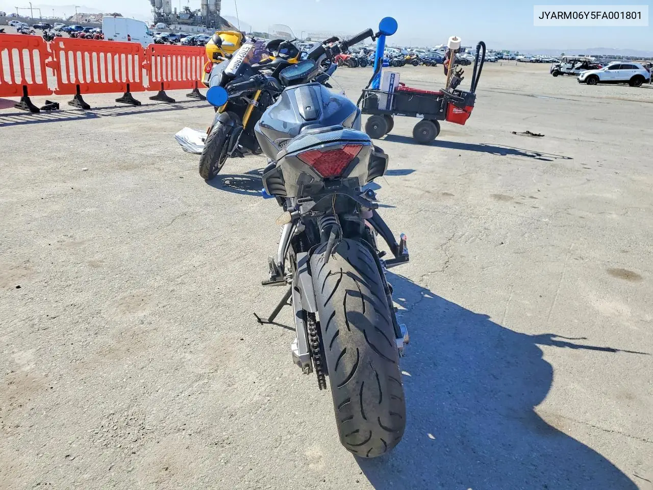 2015 Yamaha Fz07 C VIN: JYARM06Y5FA001801 Lot: 57398766