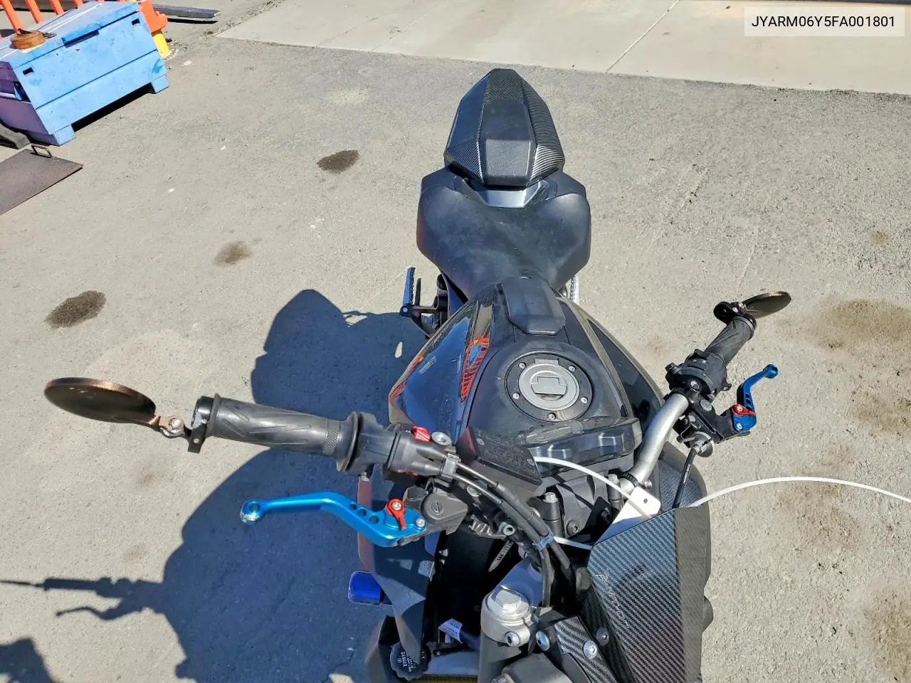 2015 Yamaha Fz07 C VIN: JYARM06Y5FA001801 Lot: 57398766