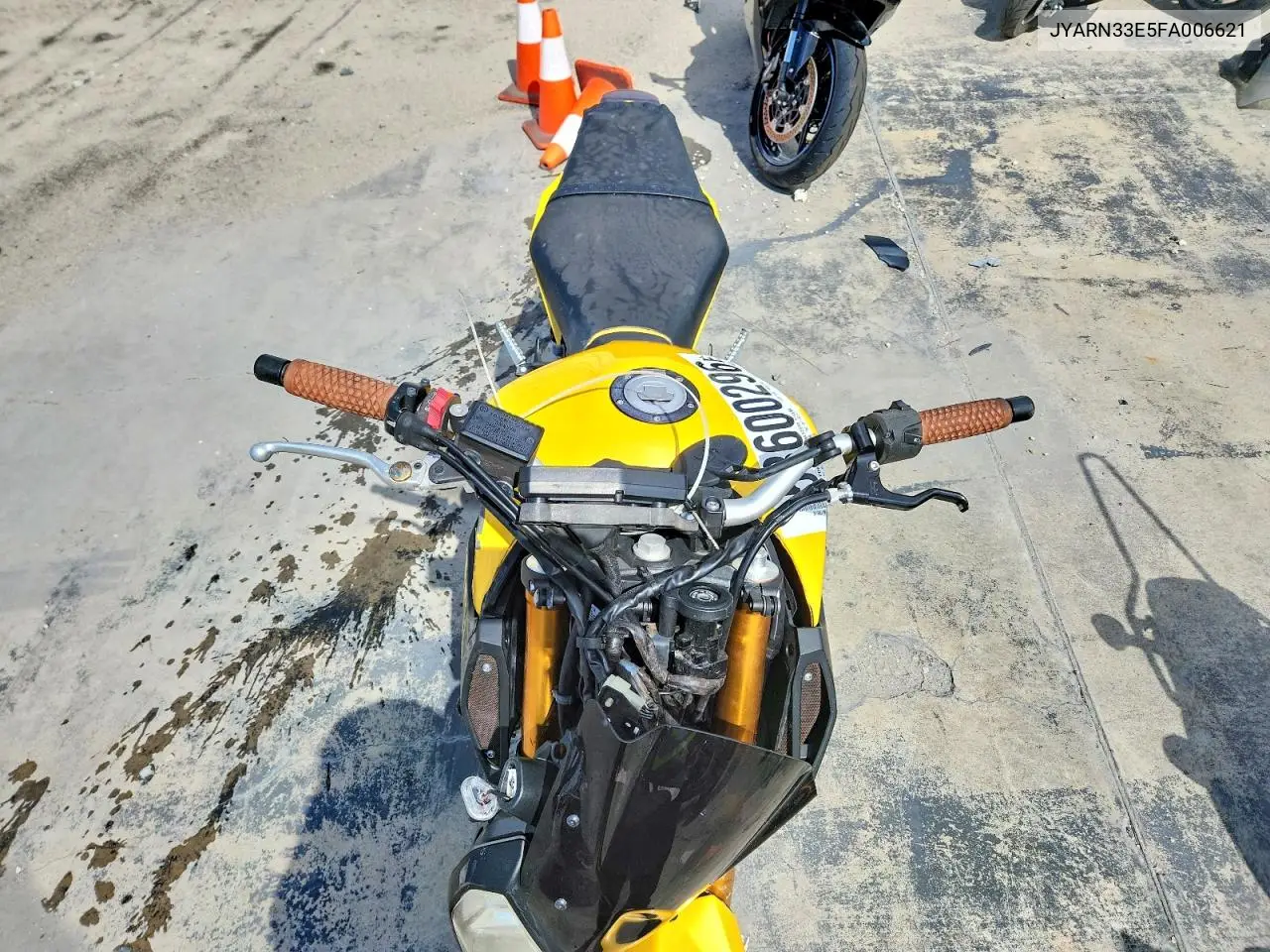 2015 Yamaha Fz09 VIN: JYARN33E5FA006621 Lot: 58600296