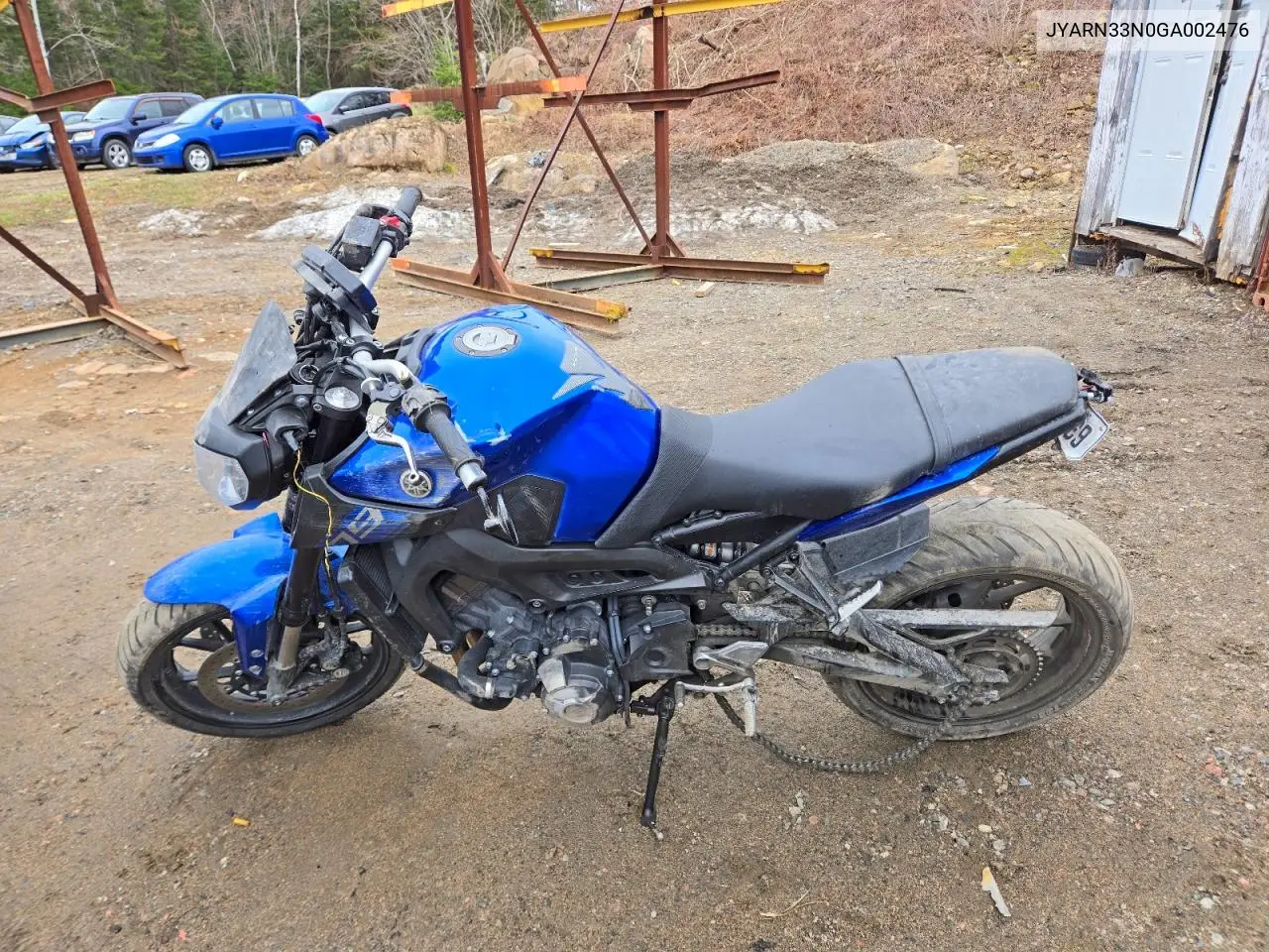 2016 Yamaha Fz09 VIN: JYARN33N0GA002476 Lot: 51969716