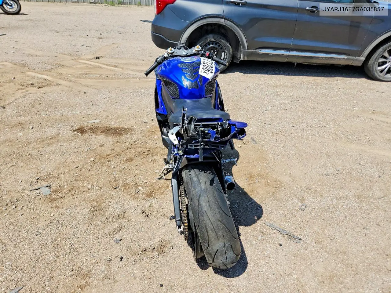 2016 Yamaha Yzfr6 VIN: JYARJ16E7GA035857 Lot: 55121206
