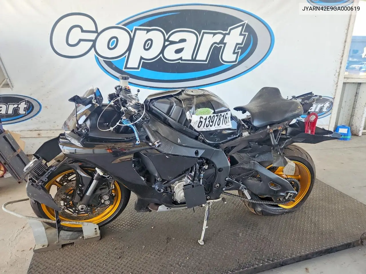 2016 Yamaha Yzfr1S VIN: JYARN42E9GA000619 Lot: 61397816