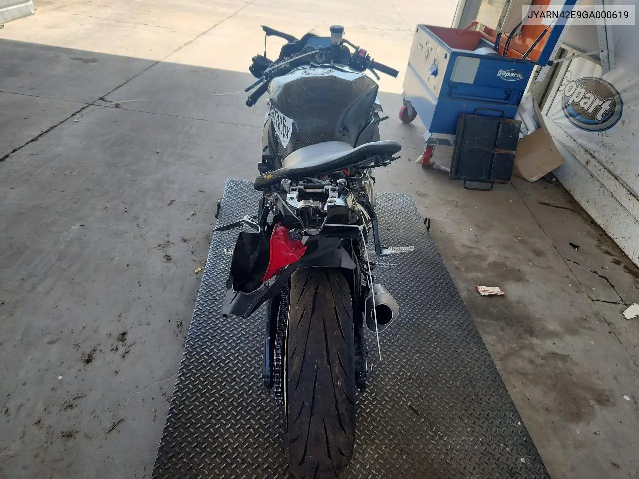 2016 Yamaha Yzfr1S VIN: JYARN42E9GA000619 Lot: 61397816