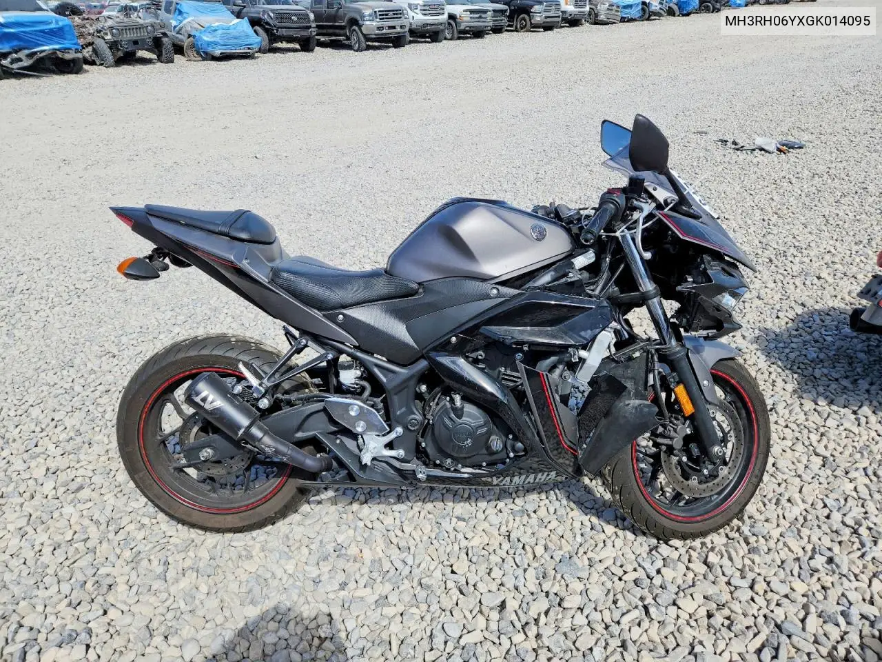2016 Yamaha Yzfr3 VIN: MH3RH06YXGK014095 Lot: 61714016
