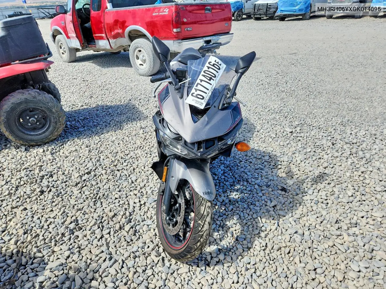 2016 Yamaha Yzfr3 VIN: MH3RH06YXGK014095 Lot: 61714016