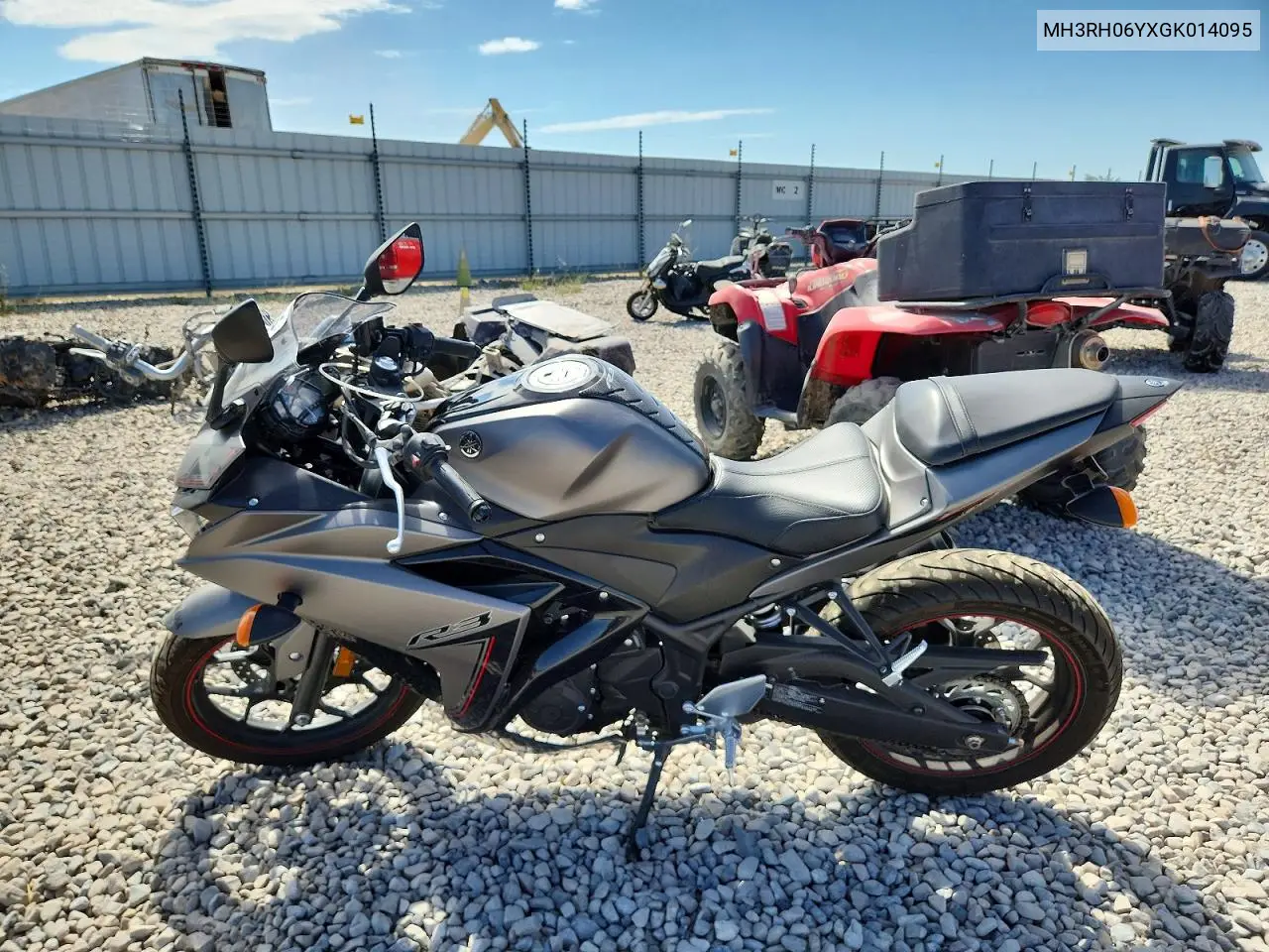 2016 Yamaha Yzfr3 VIN: MH3RH06YXGK014095 Lot: 61714016