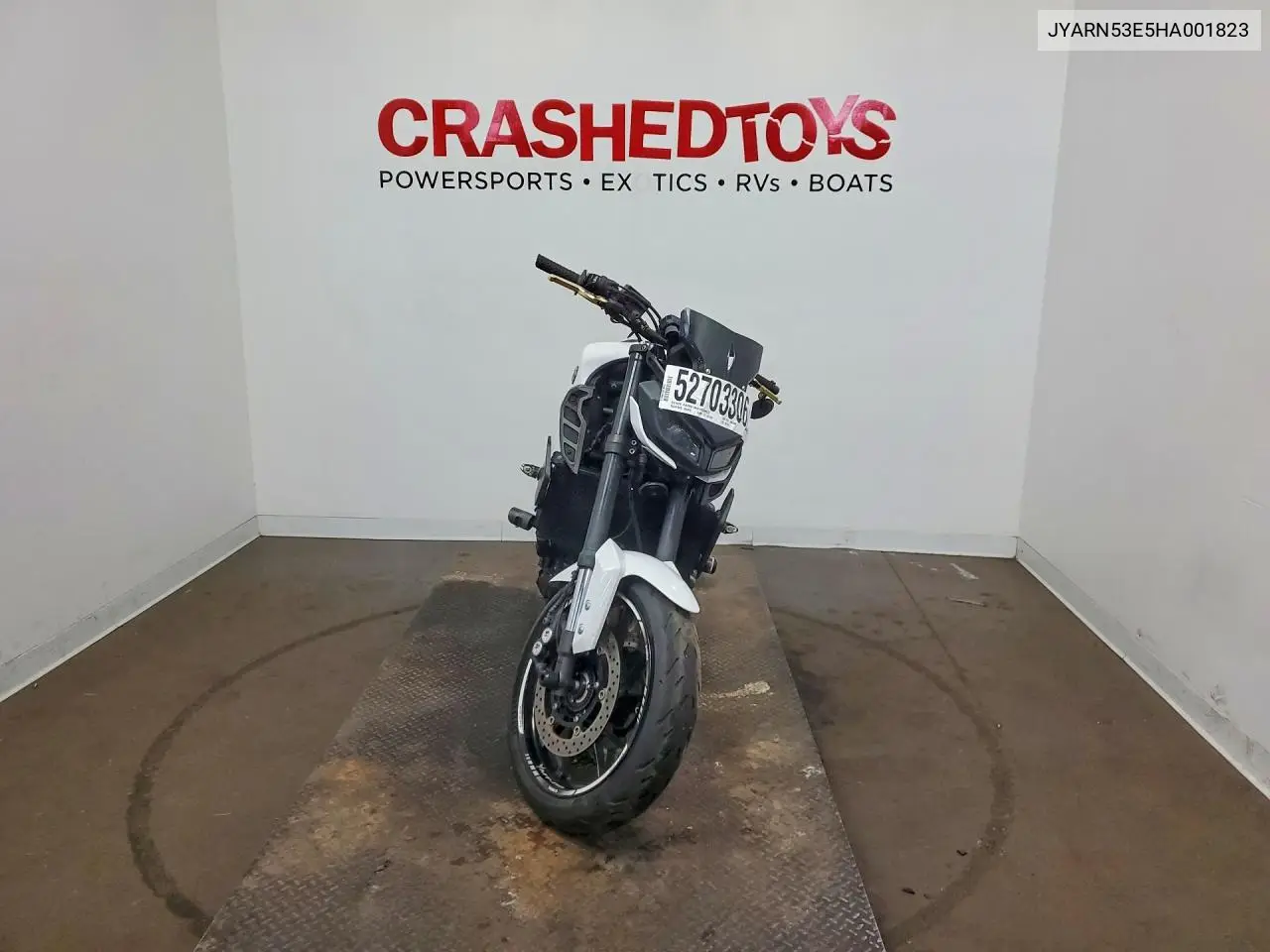 2017 Yamaha Fz09 VIN: JYARN53E5HA001823 Lot: 52703306