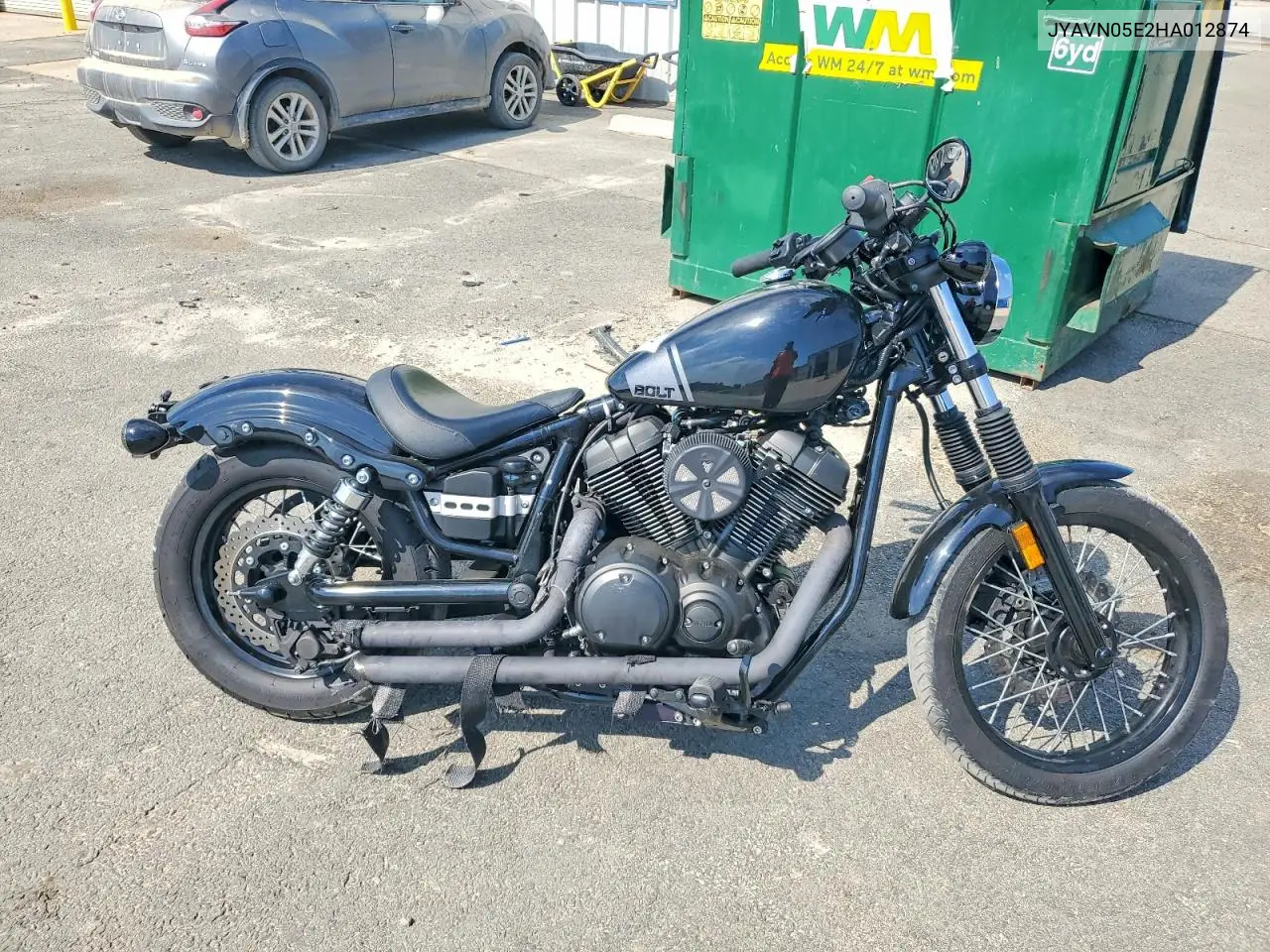 2017 Yamaha Xvs950 Cu VIN: JYAVN05E2HA012874 Lot: 53873276