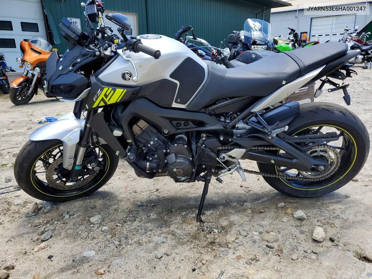 2017 Yamaha Fz09 VIN: JYARN53E6HA001247 Lot: 57031786