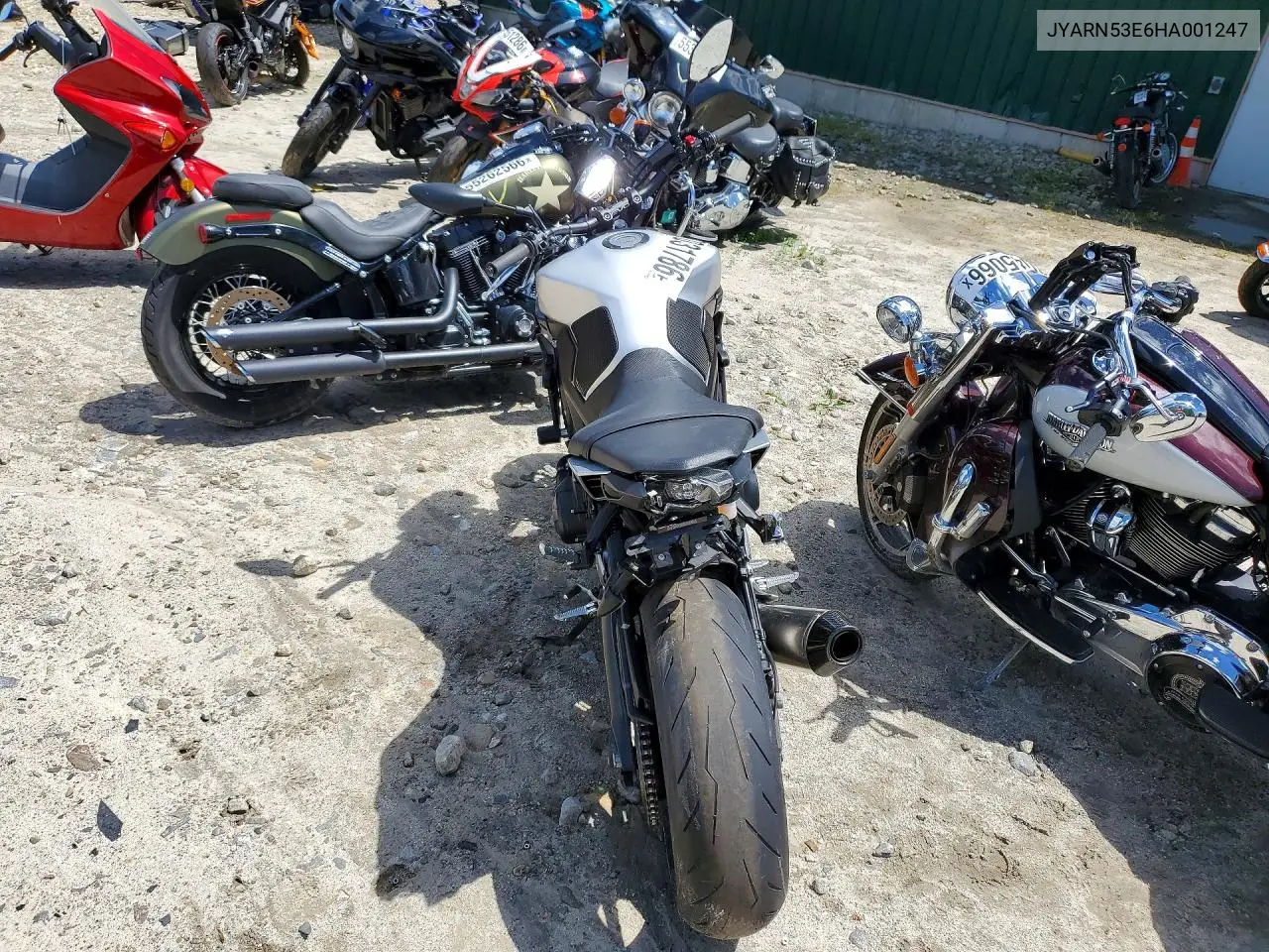 2017 Yamaha Fz09 VIN: JYARN53E6HA001247 Lot: 57031786