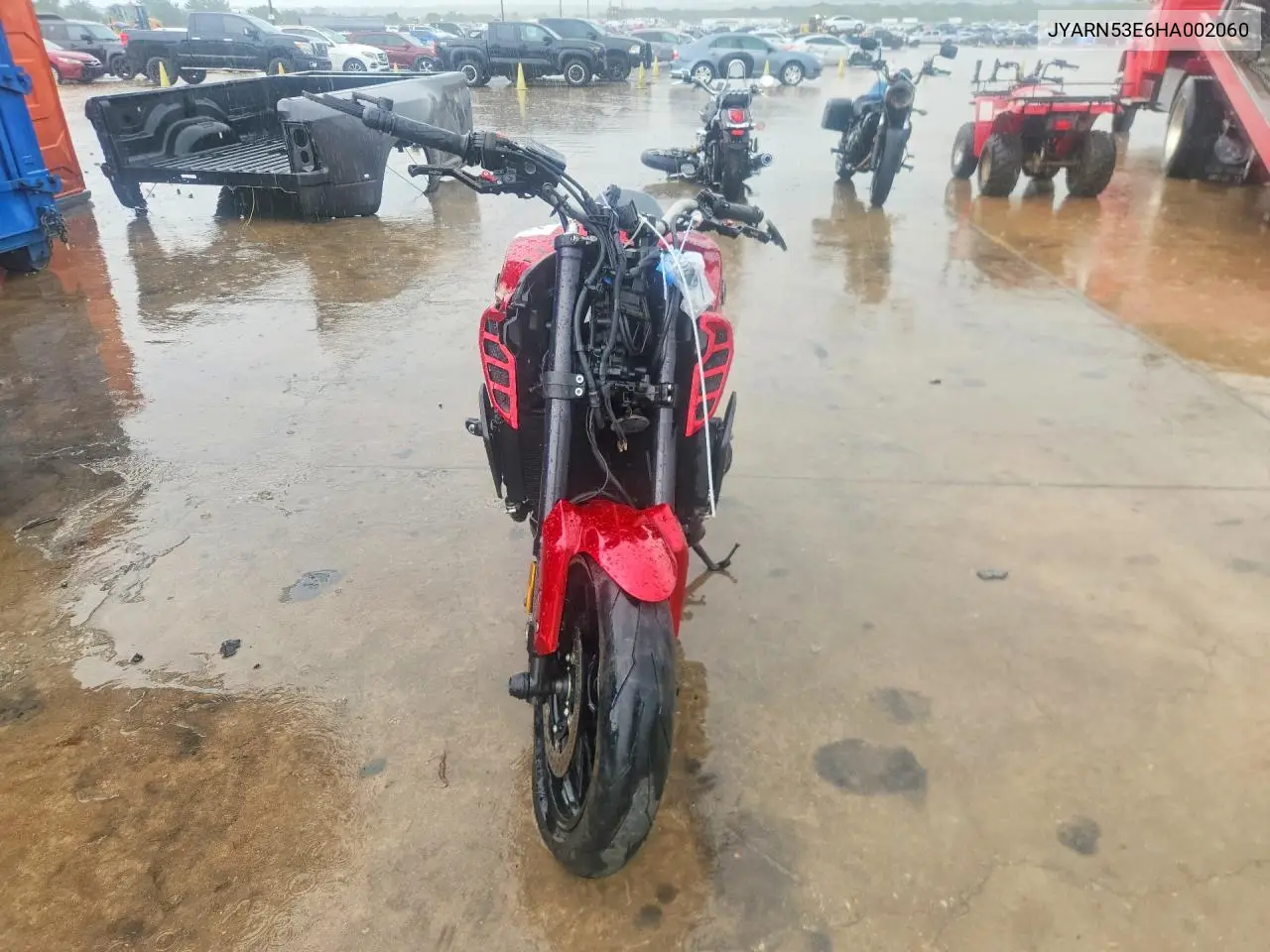 2017 Yamaha Fz09 VIN: JYARN53E6HA002060 Lot: 57341976