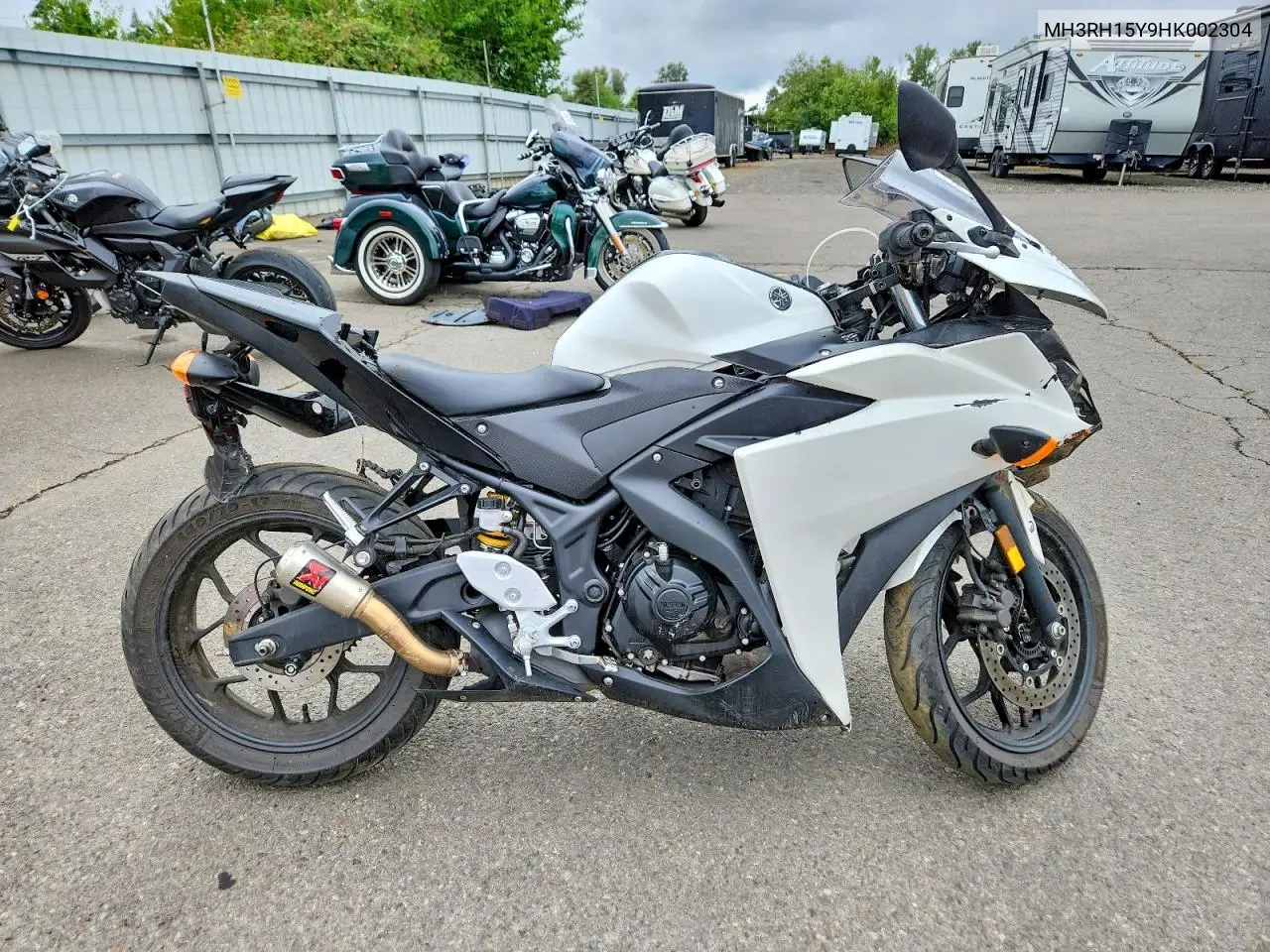 2017 Yamaha Yzfr3 A VIN: MH3RH15Y9HK002304 Lot: 57965046