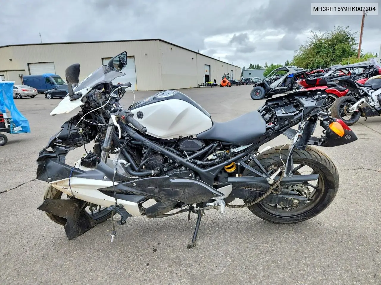 2017 Yamaha Yzfr3 A VIN: MH3RH15Y9HK002304 Lot: 57965046