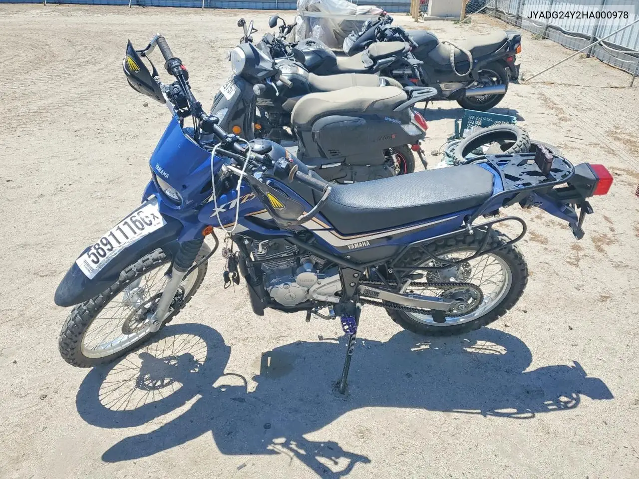 2017 Yamaha Xt250 C VIN: JYADG24Y2HA000978 Lot: 58911166