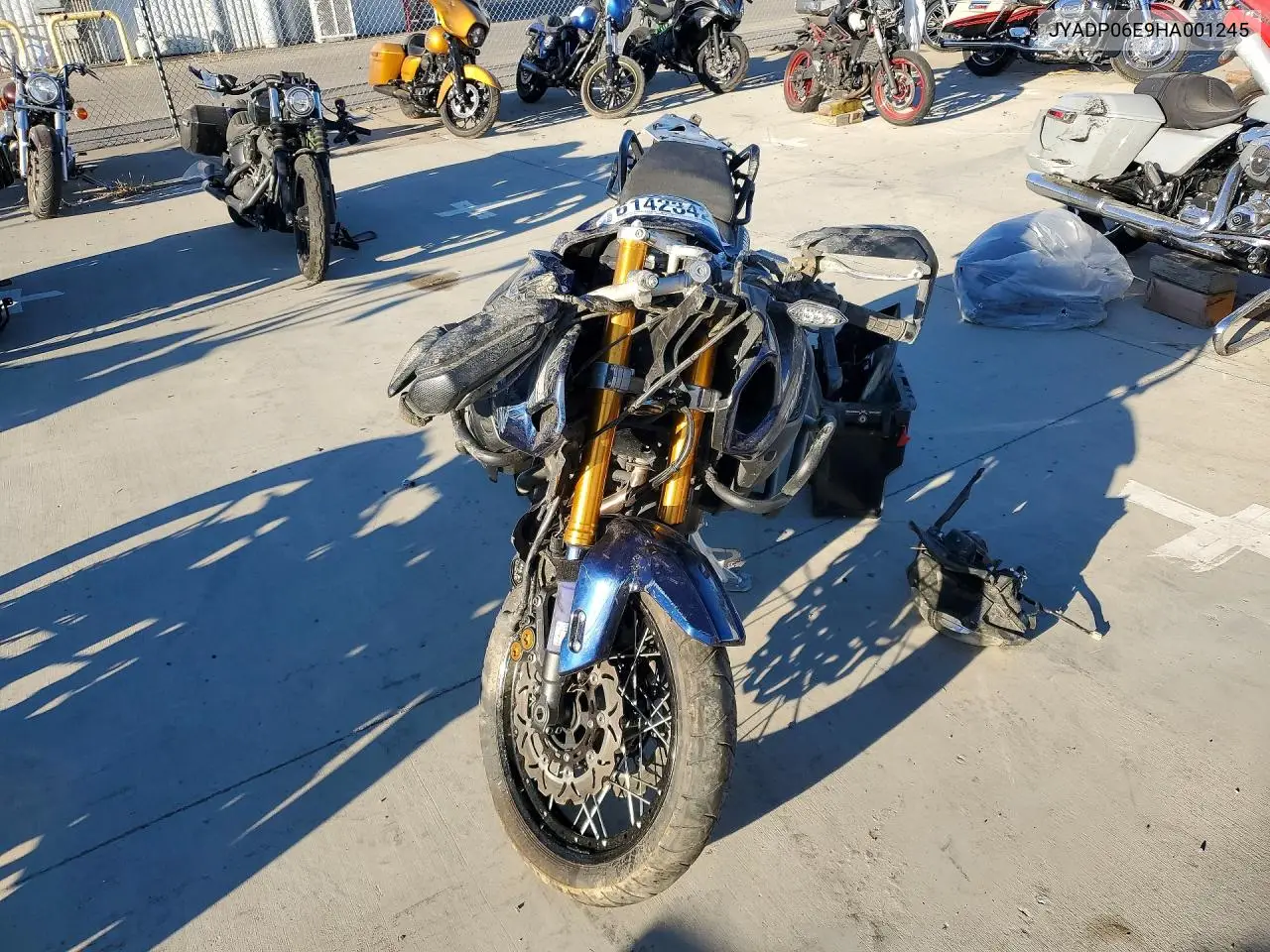 2017 Yamaha Xt1200Z VIN: JYADP06E9HA001245 Lot: 61423426