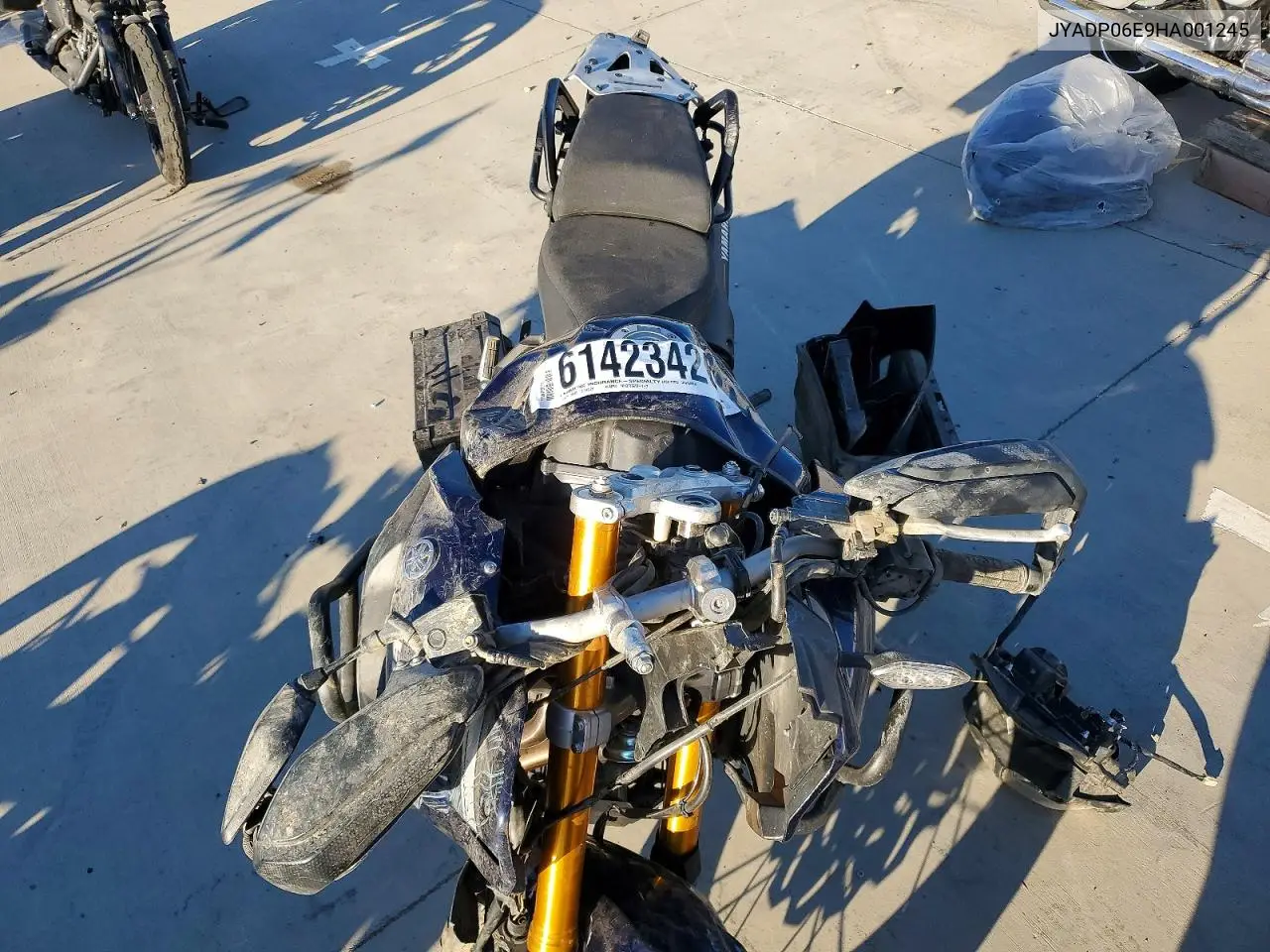 2017 Yamaha Xt1200Z VIN: JYADP06E9HA001245 Lot: 61423426