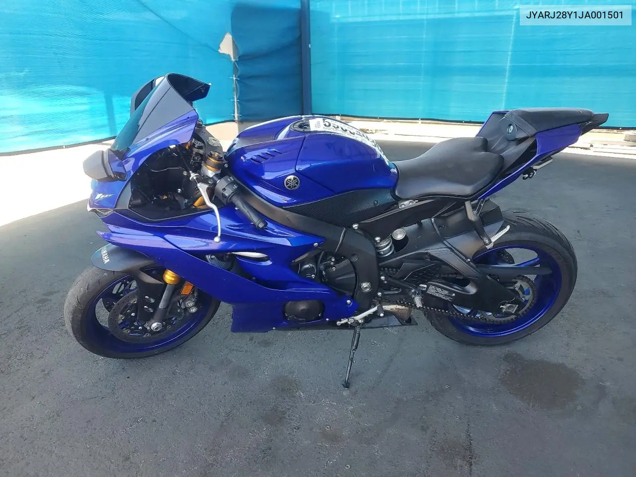 2018 Yamaha Yzfr6 C VIN: JYARJ28Y1JA001501 Lot: 59664936