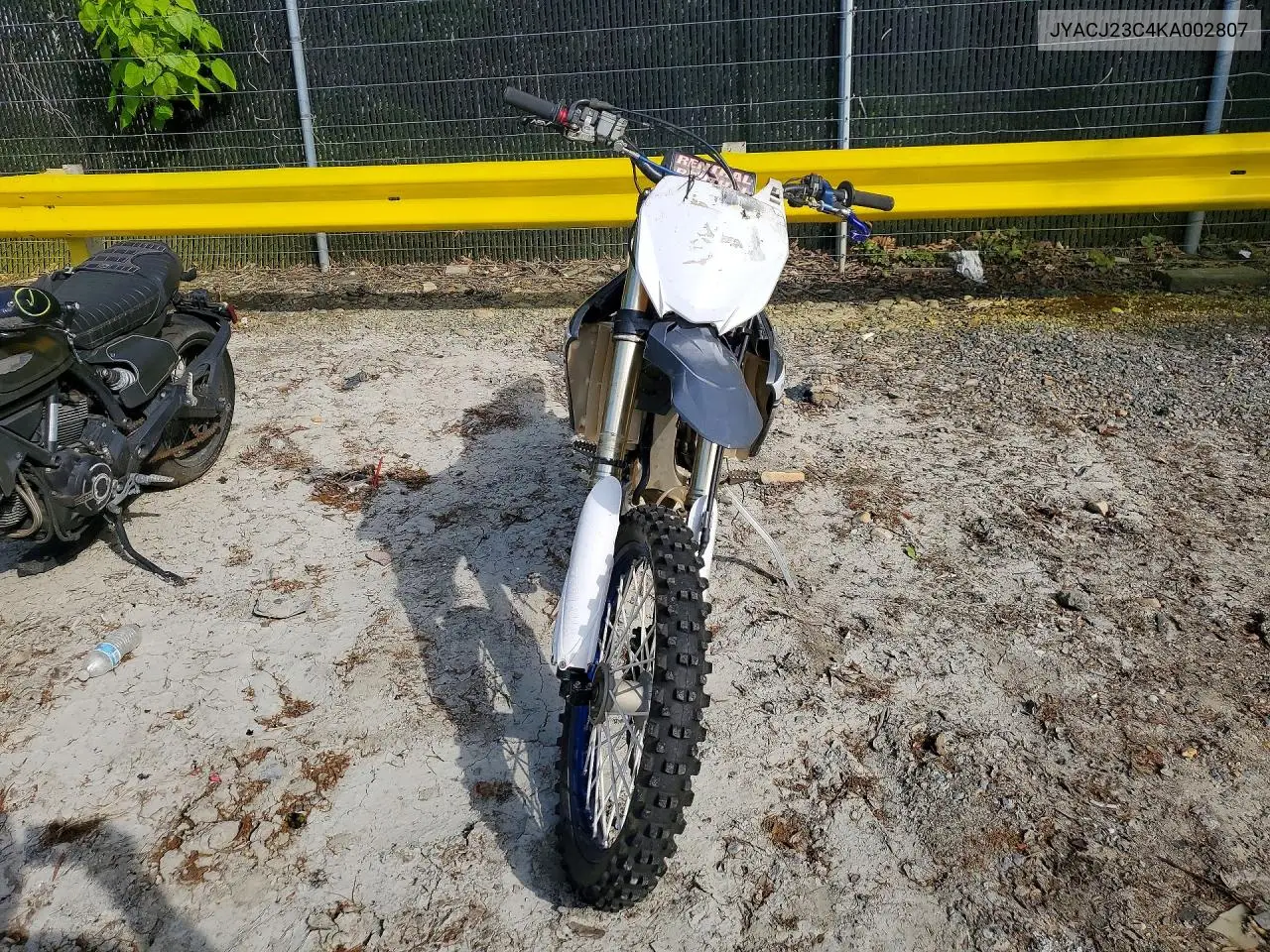 2019 Yamaha Yz450 F VIN: JYACJ23C4KA002807 Lot: 51836186