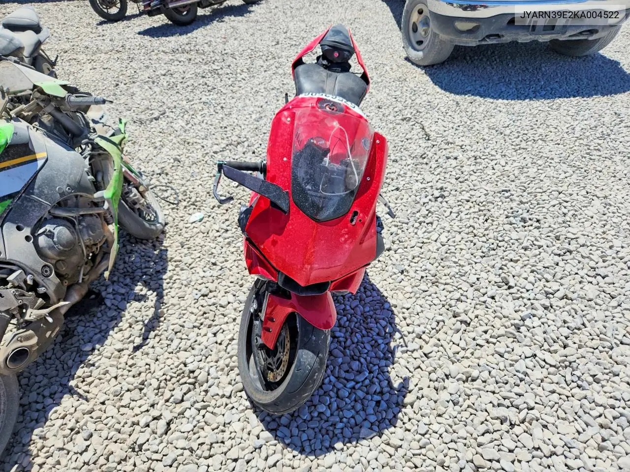 2019 Yamaha Yzfr1 VIN: JYARN39E2KA004522 Lot: 57563506