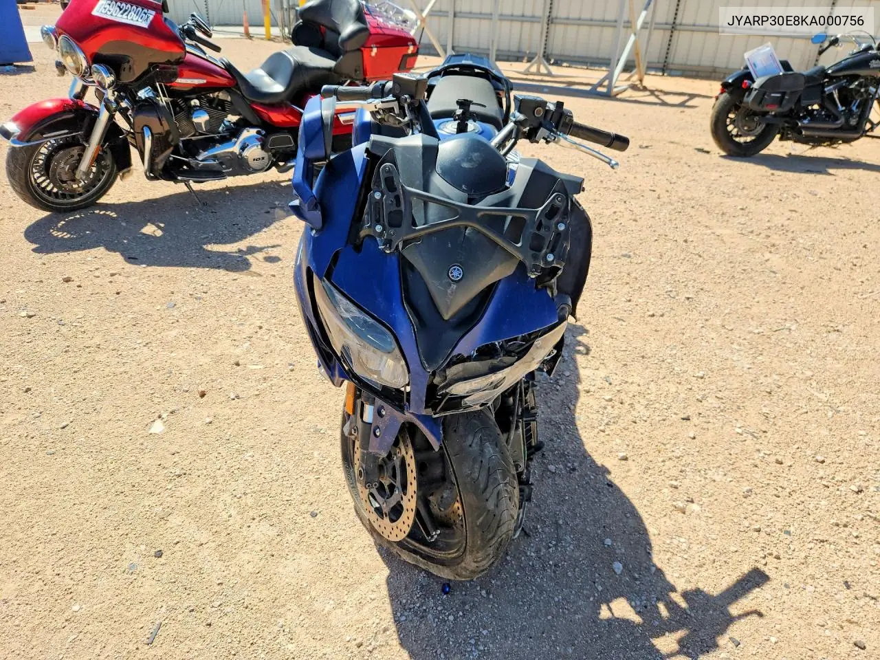 2019 Yamaha Fjr1300 Ae VIN: JYARP30E8KA000756 Lot: 61508646
