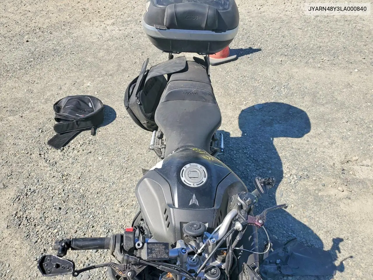2020 Yamaha Mtn1000 C VIN: JYARN48Y3LA000840 Lot: 52504146