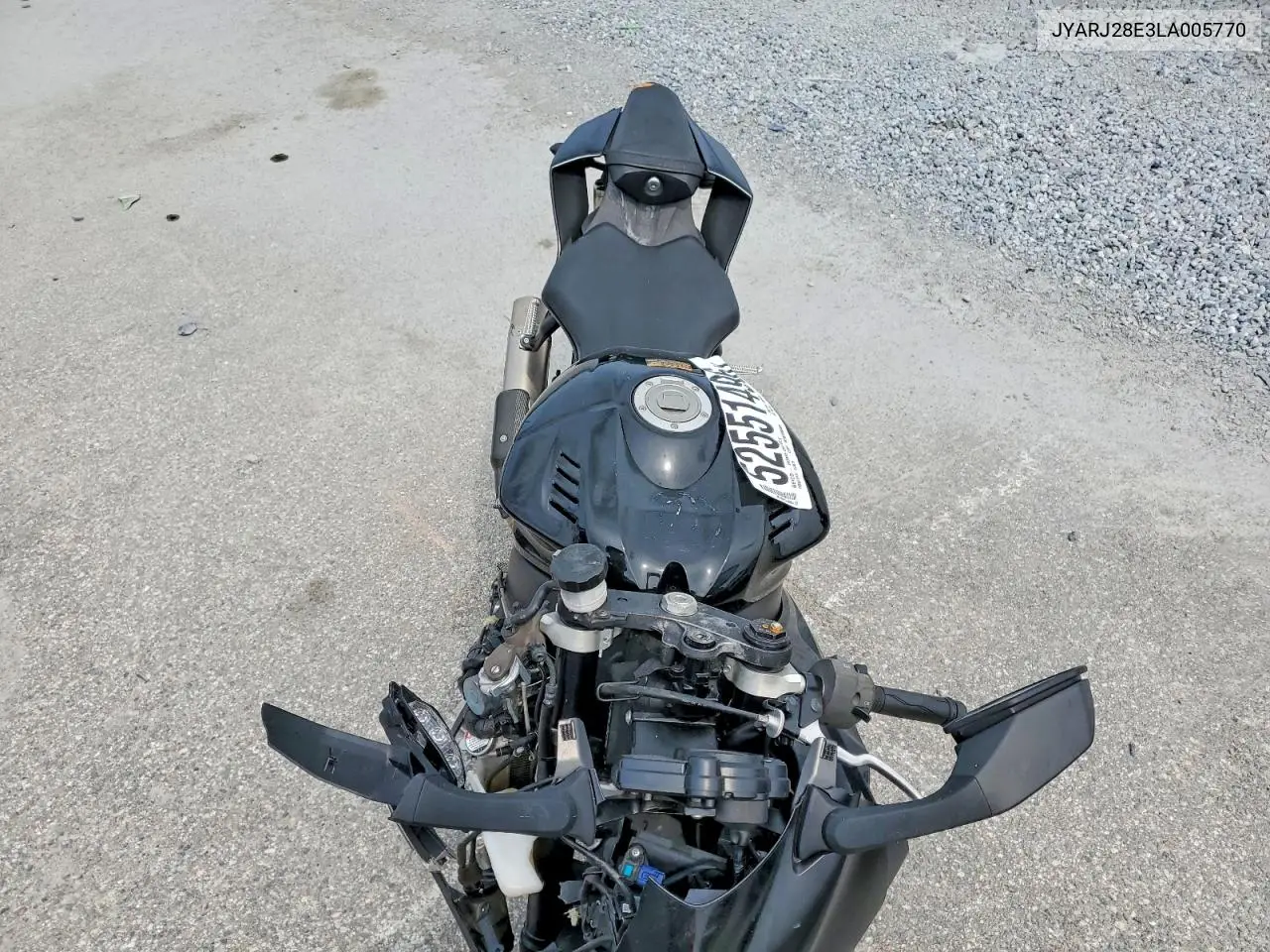 2020 Yamaha Yzfr6 VIN: JYARJ28E3LA005770 Lot: 52551496
