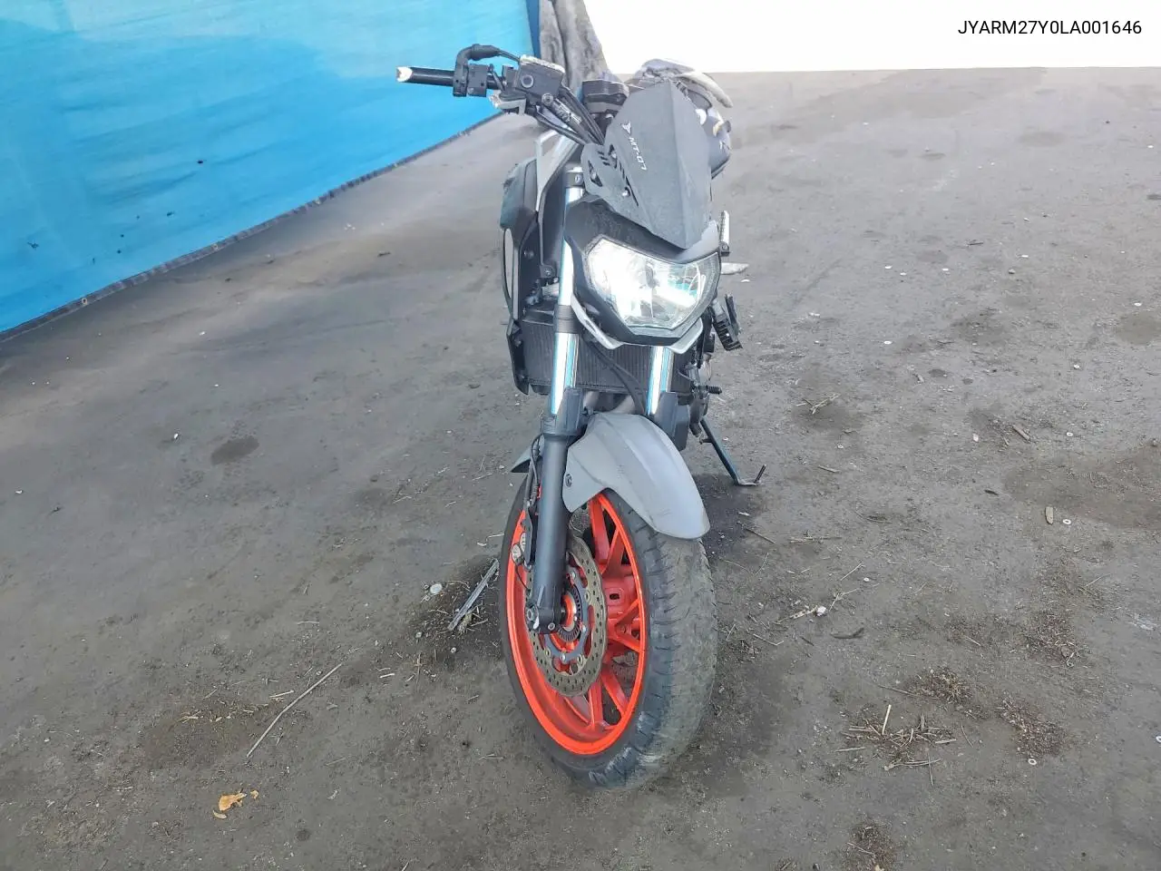 2020 Yamaha Mt07 C VIN: JYARM27Y0LA001646 Lot: 52873846