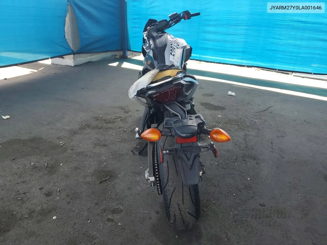 2020 Yamaha Mt07 C VIN: JYARM27Y0LA001646 Lot: 52873846