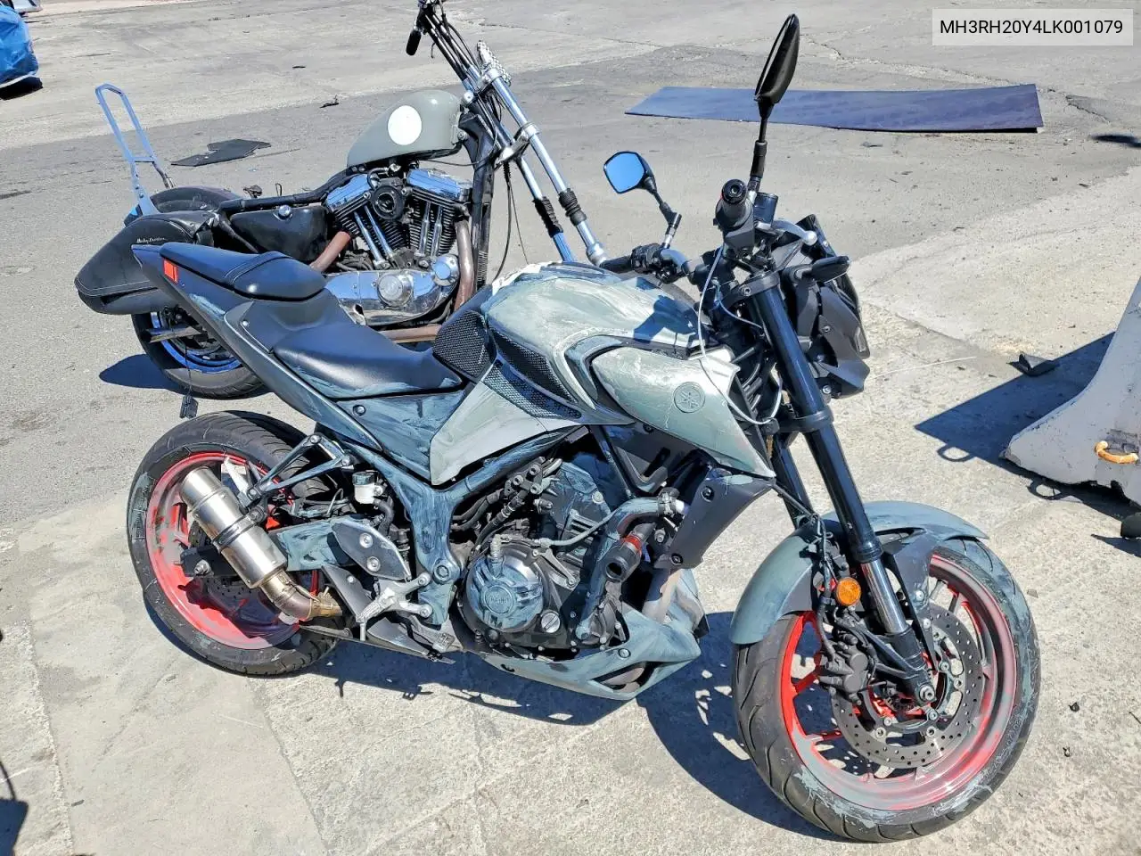 2020 Yamaha Mt-03 VIN: MH3RH20Y4LK001079 Lot: 57015216