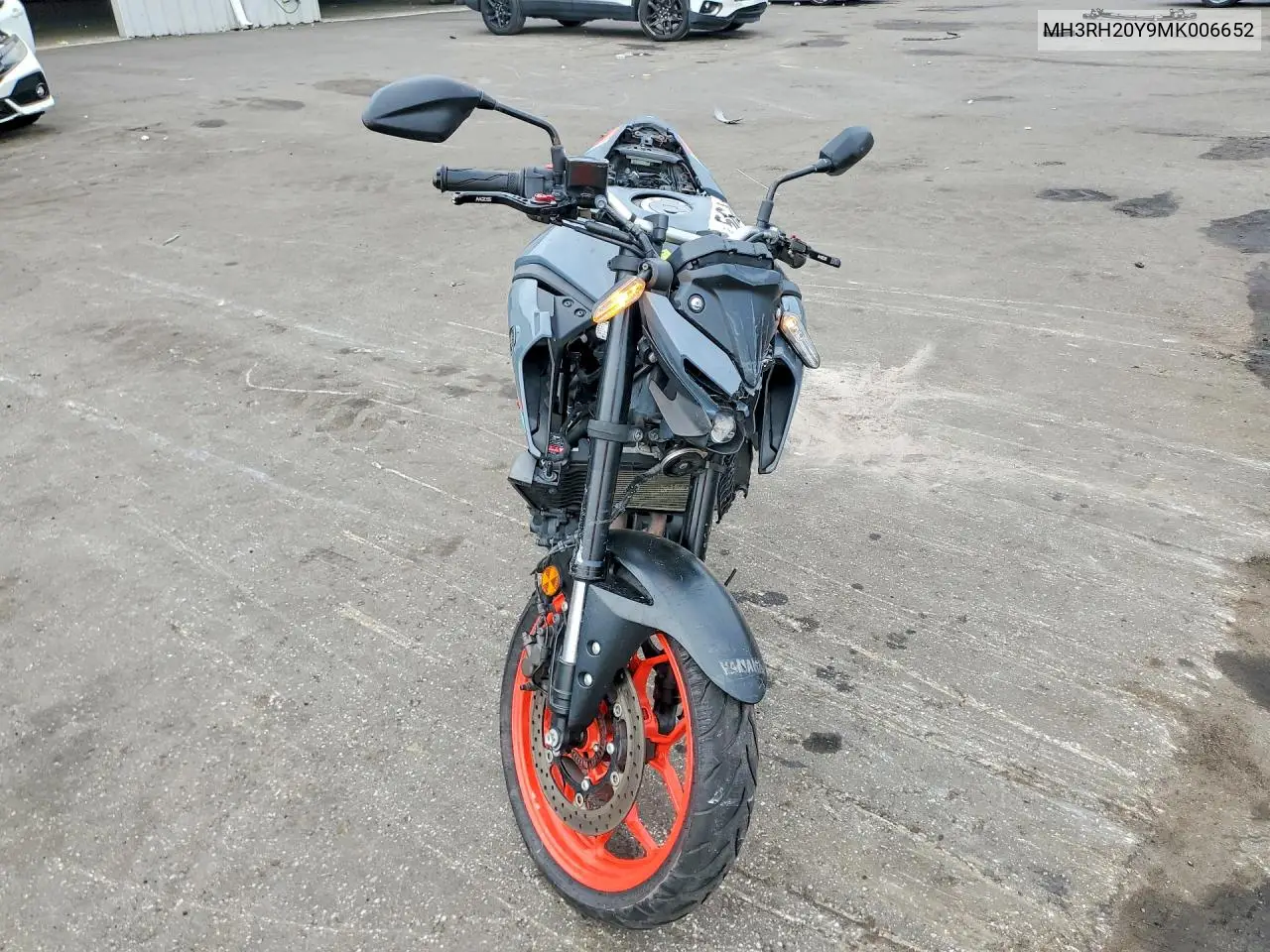 2021 Yamaha Mt-03 VIN: MH3RH20Y9MK006652 Lot: 56411796