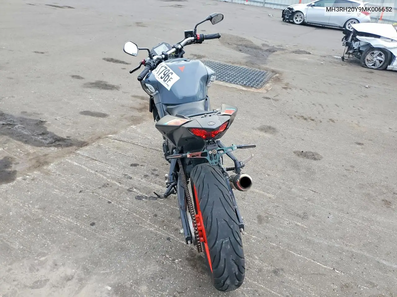 2021 Yamaha Mt-03 VIN: MH3RH20Y9MK006652 Lot: 56411796