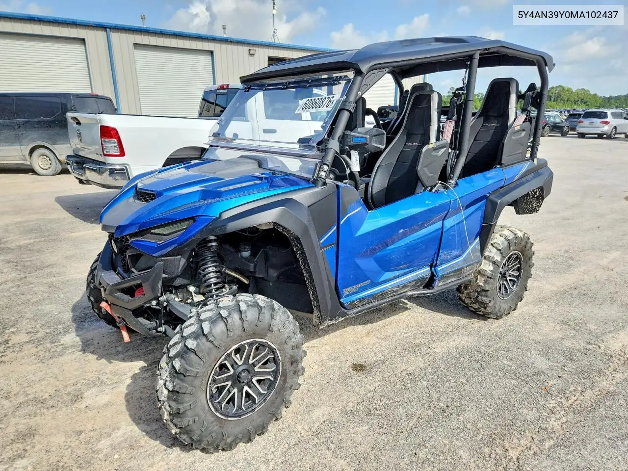 2021 Yamaha Yxe1000 VIN: 5Y4AN39Y0MA102437 Lot: 60860876