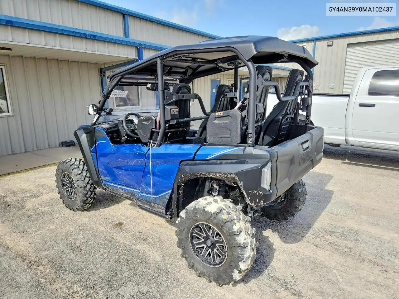 2021 Yamaha Yxe1000 VIN: 5Y4AN39Y0MA102437 Lot: 60860876