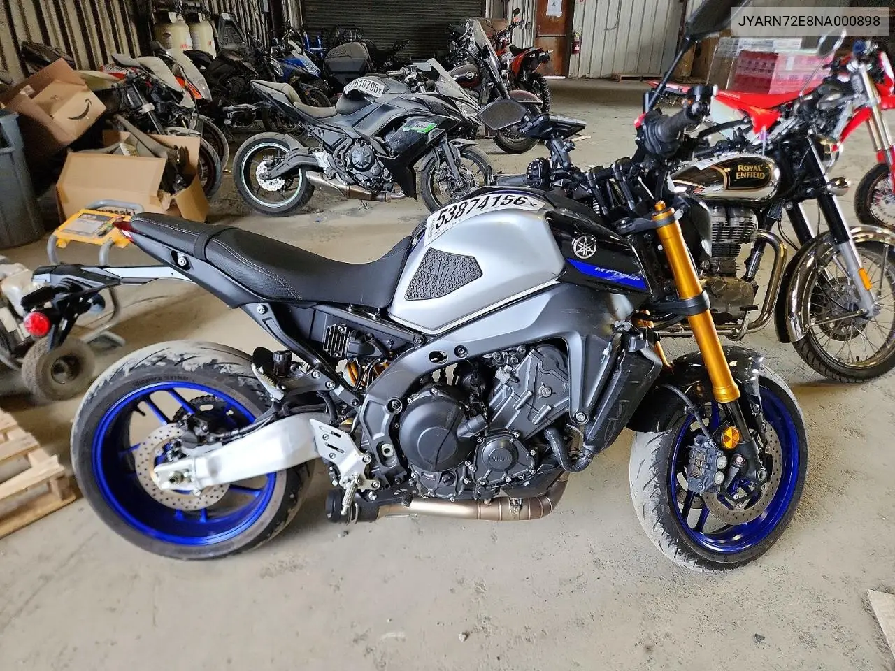 2022 Yamaha Mt09 D VIN: JYARN72E8NA000898 Lot: 53874156