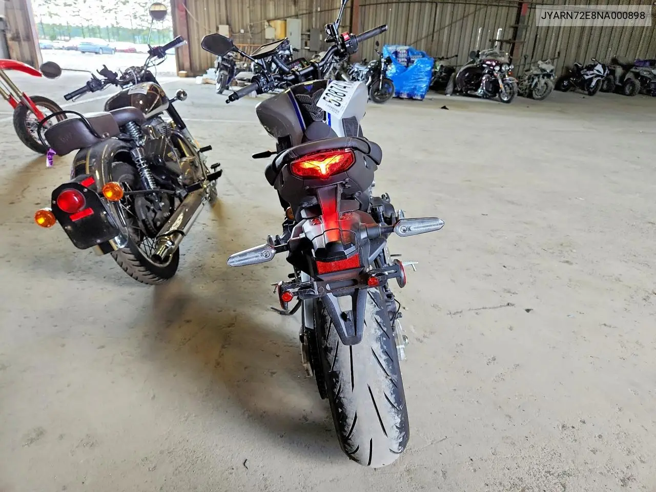 2022 Yamaha Mt09 D VIN: JYARN72E8NA000898 Lot: 53874156