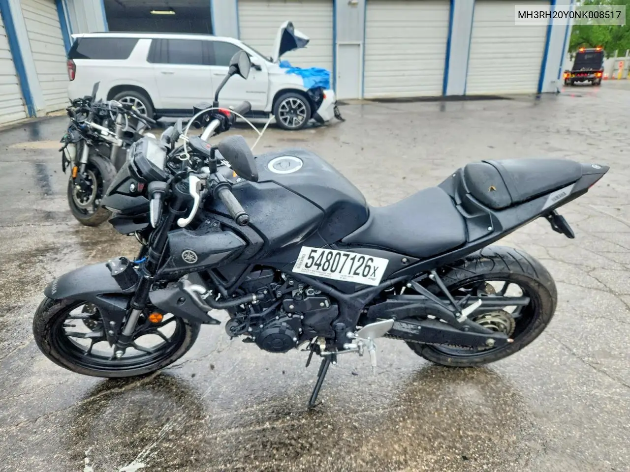 2022 Yamaha Mt-03 VIN: MH3RH20Y0NK008517 Lot: 54807126