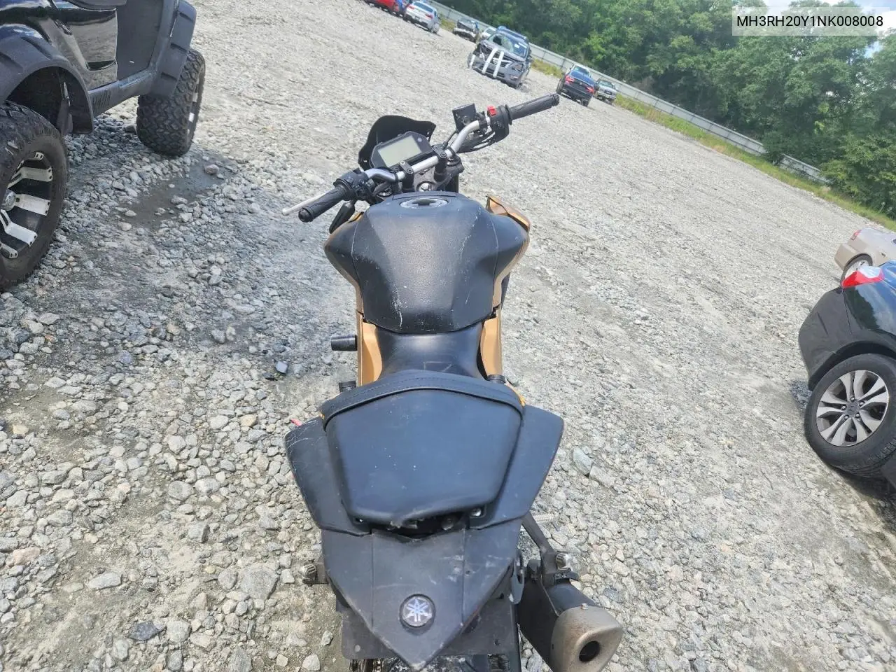2022 Yamaha Mt-03 VIN: MH3RH20Y1NK008008 Lot: 55273006